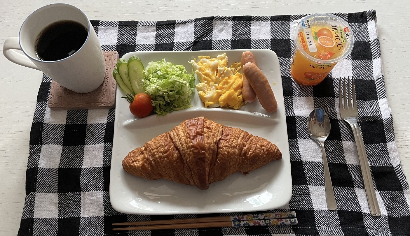 洋朝食の例